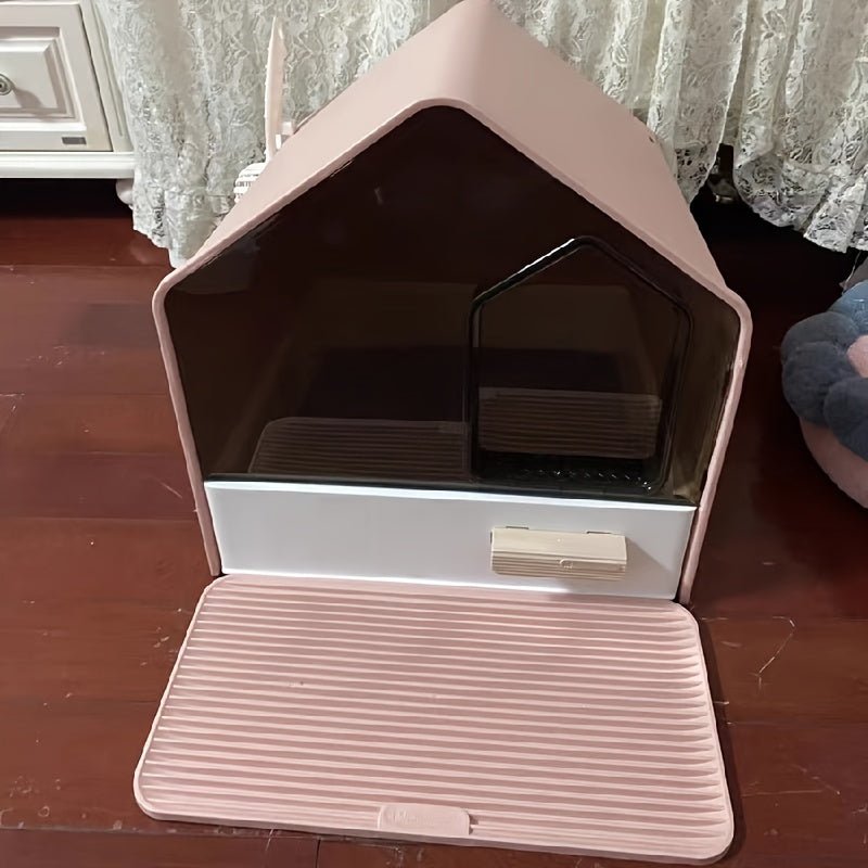 Bac à Litière Fermé pour Chat en ABS avec Tiroir - MinisPets