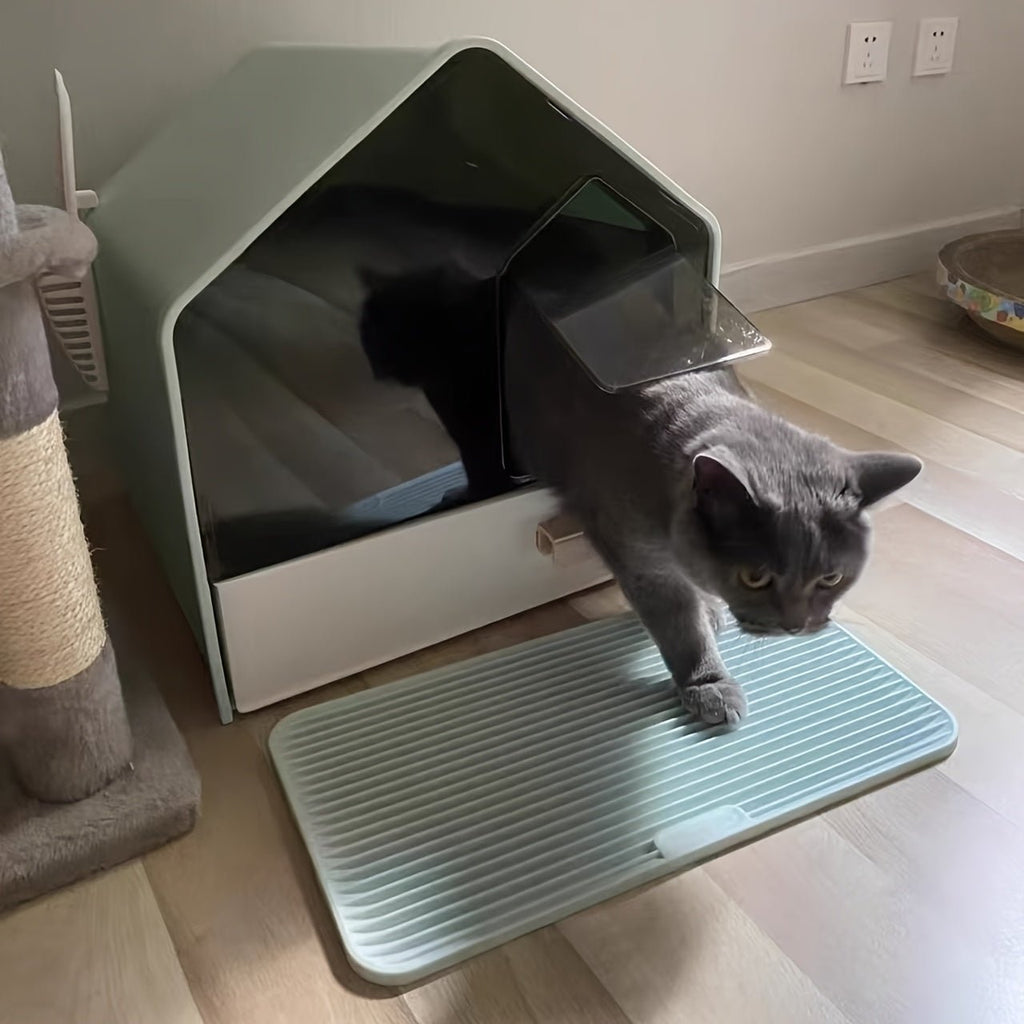 Bac à Litière Fermé pour Chat en ABS avec Tiroir - MinisPets