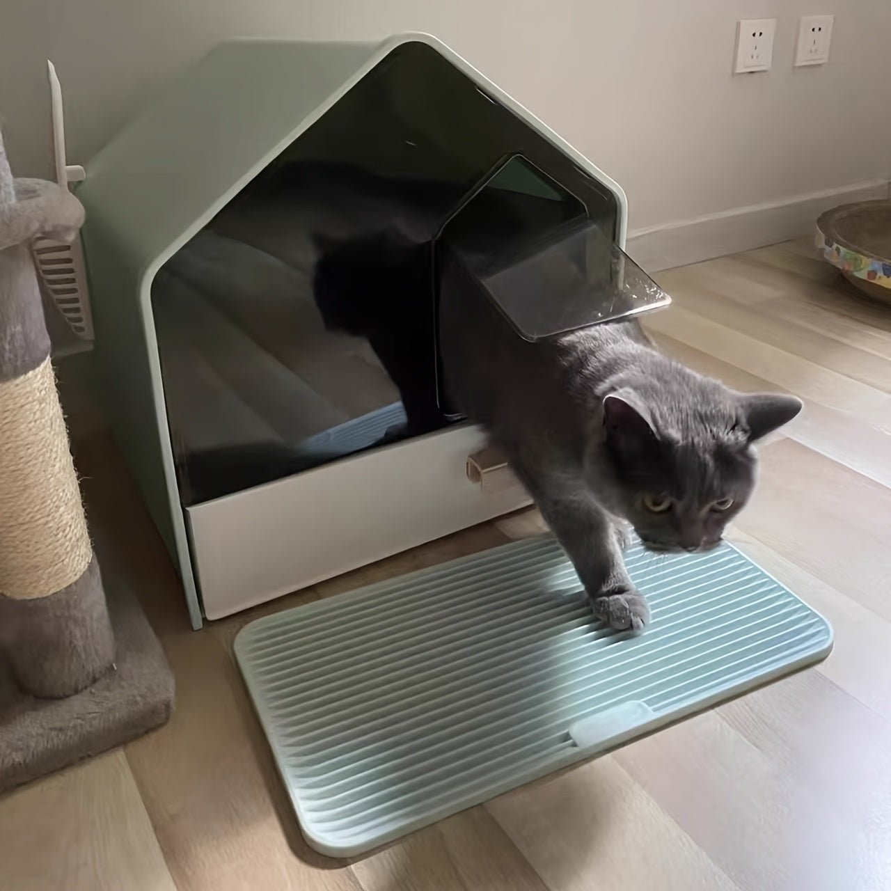 Bac à Litière Fermé pour Chat en ABS avec Tiroir - MinisPets