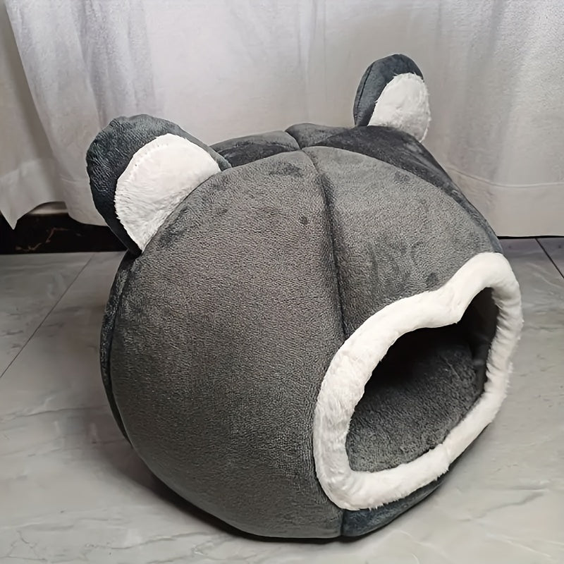 Maison Cocoon d’Hiver pour Chat – Nid Douillet et Chaleur Absolue (Tailles M, L, XL) - MinisPets