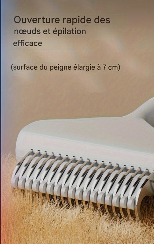 Brosse et Peigne Dépilatoire pour Chien en Acier Inoxydable - MinisPets