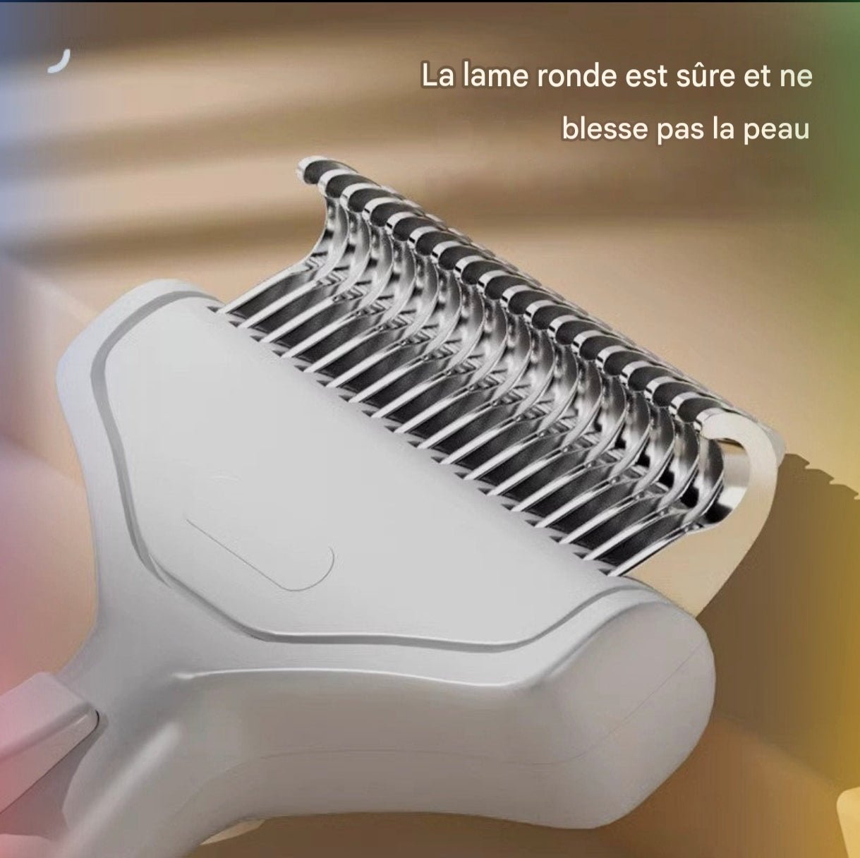 Brosse et Peigne Dépilatoire pour Chien en Acier Inoxydable - MinisPets