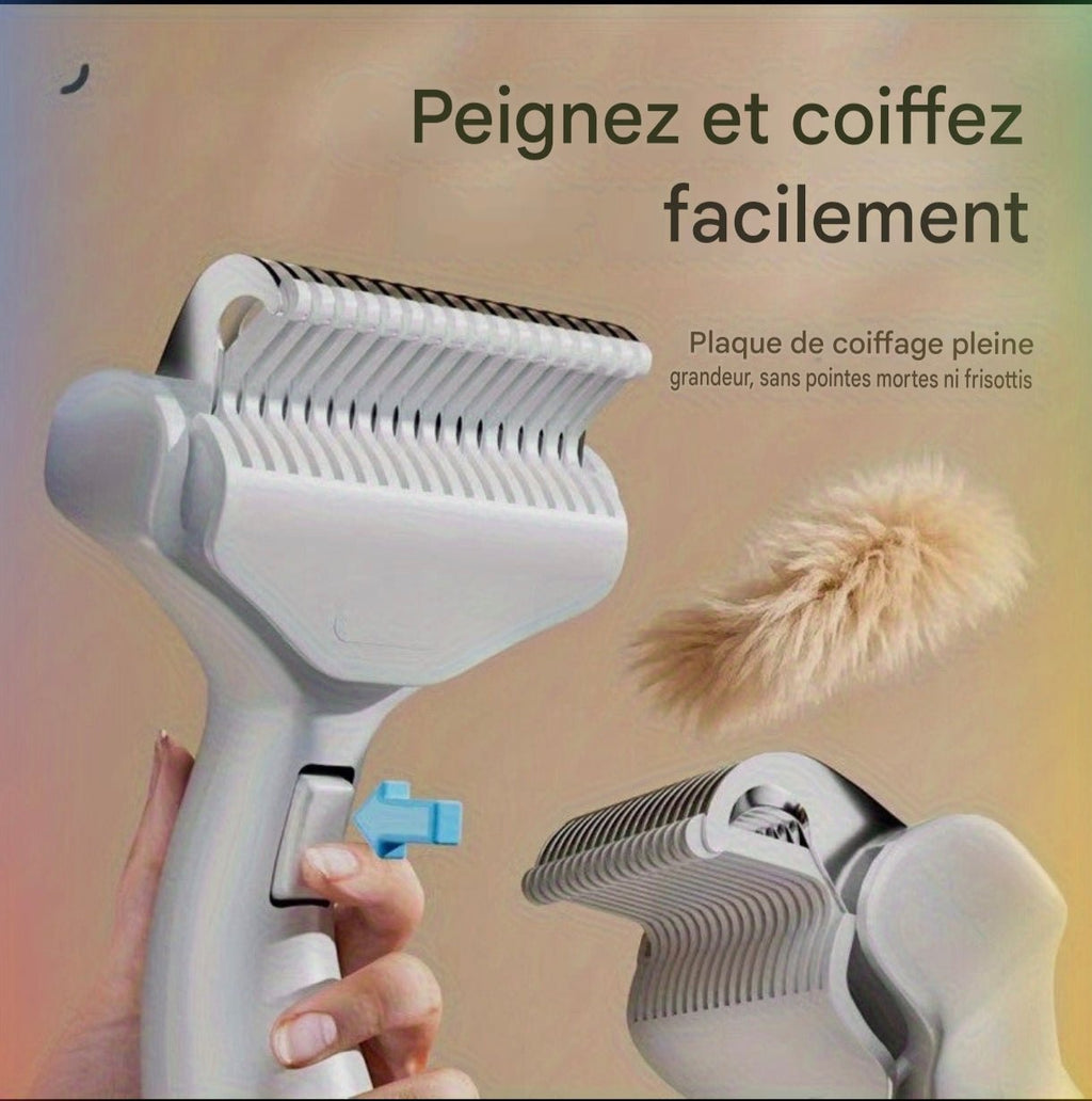 Brosse et Peigne Dépilatoire pour Chien en Acier Inoxydable - MinisPets